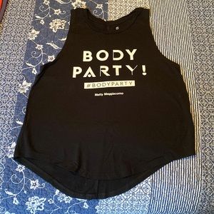 Peloton special edition instructor quote tank - Body Party - Matty